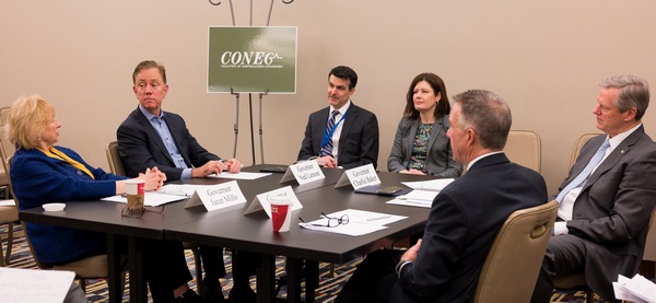 Governor Lamont meets with the members of CONEG