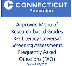 K-3 assessment FAQ screenshot