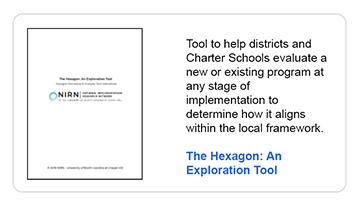 Tool to help districts and Charter Schools evaluate a new or existing program at any stage of implementation to determine how it aligns within