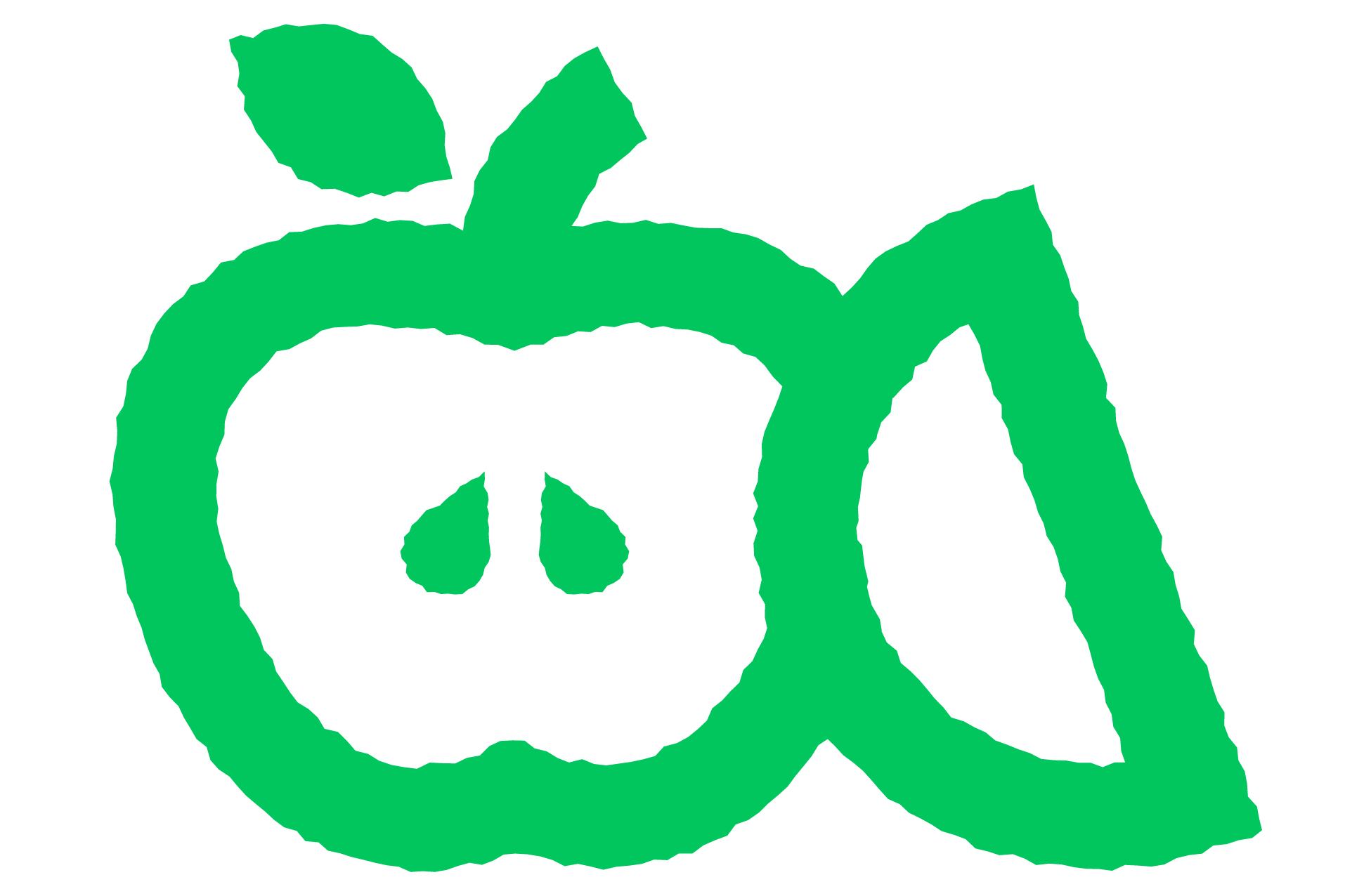 CT Fresh Ed cafeteria icon apple green