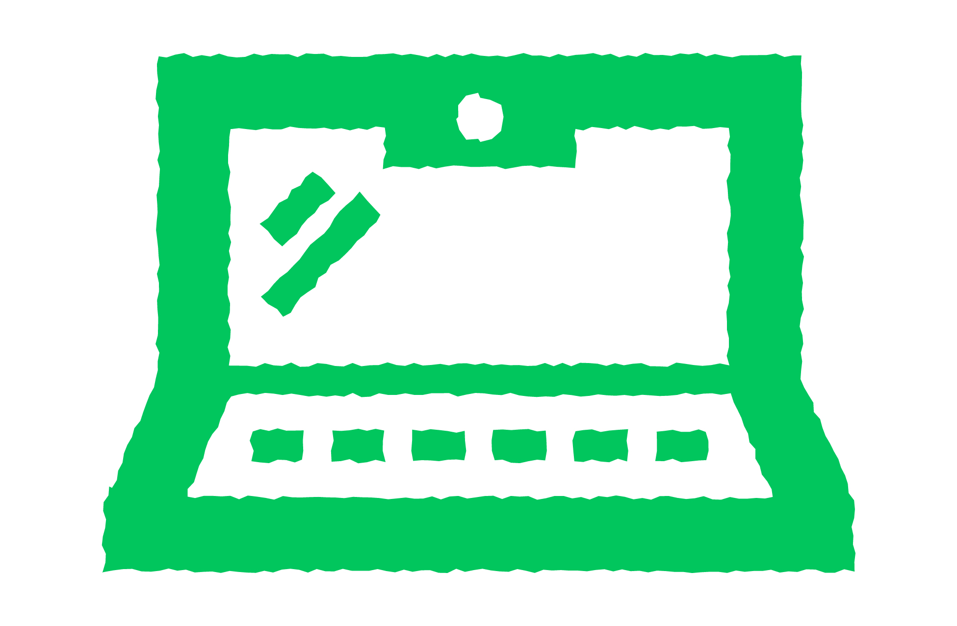 CT Fresh Ed classroom icon laptop green