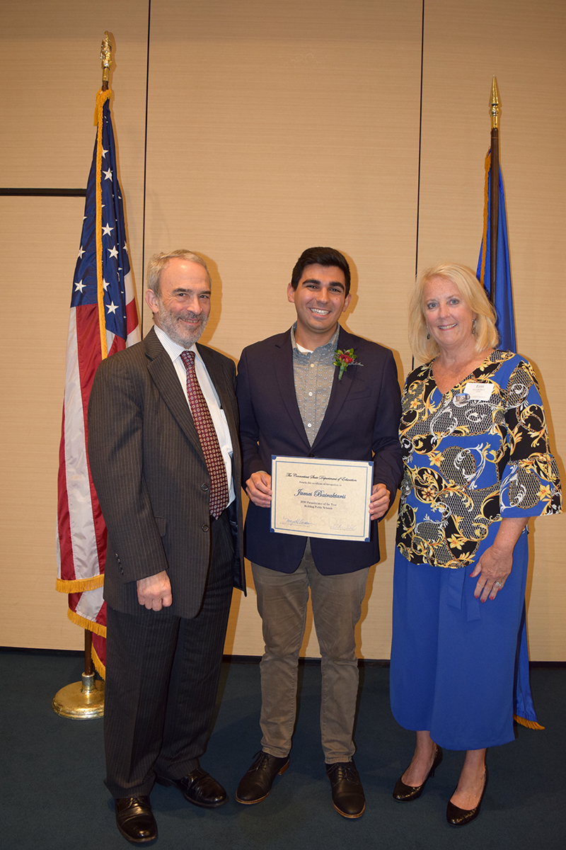 Paraeducator of the year 2020, James Bairaktaris