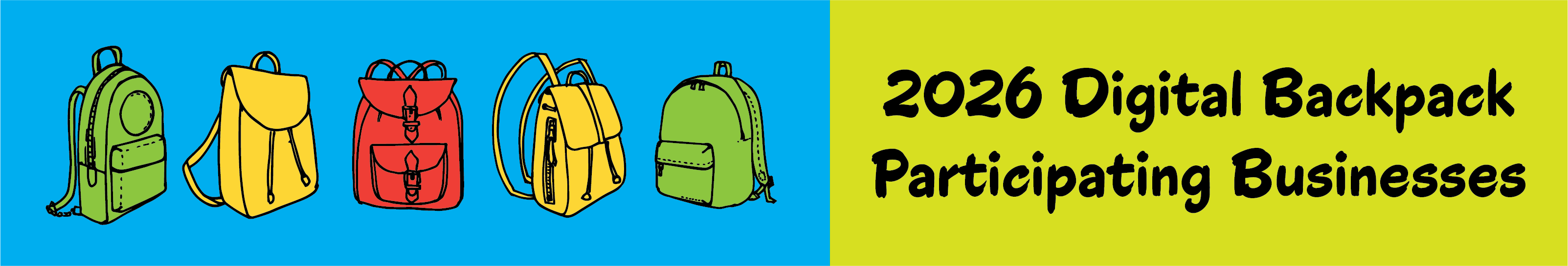 2026 Digital Backpack Participating Businesses