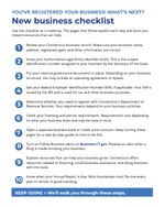 Image of New Business Checklist PDF