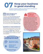 Image of Keep Your Business in Good Standing PDF