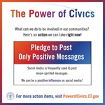 Pledge to post only positive messages