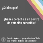 Accessible Voting: Accessible Polling Place - graphic