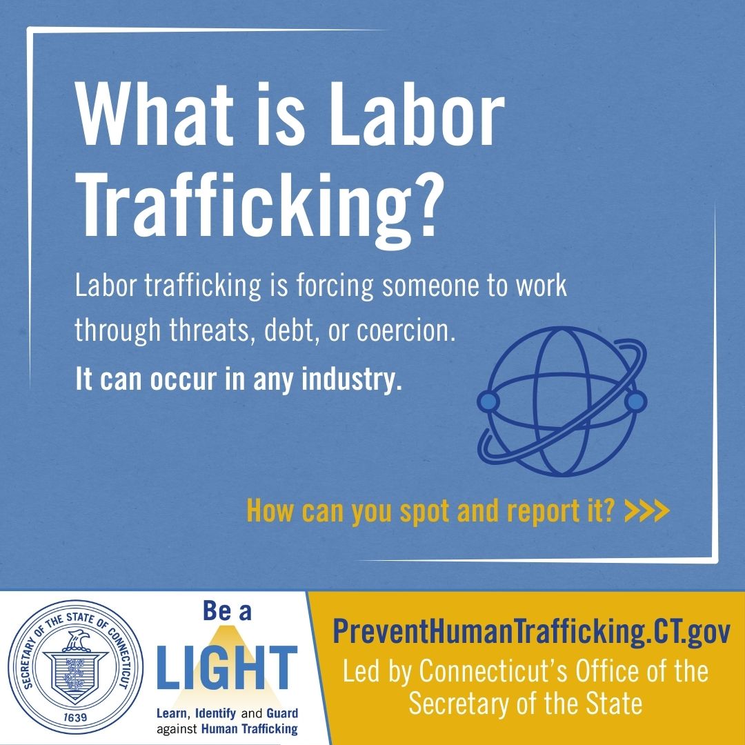 Labor Trafficking - graphic
