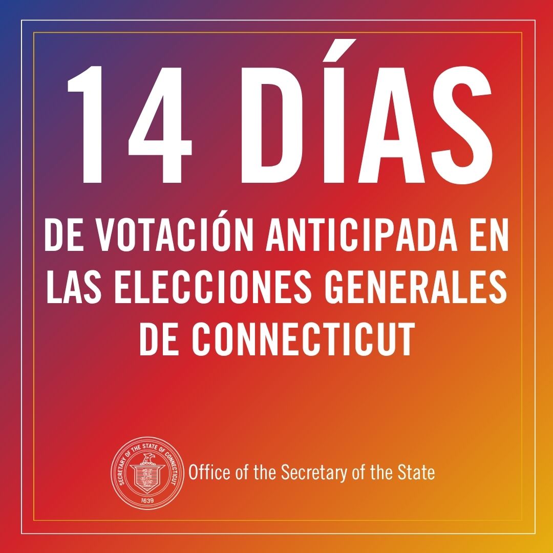 14 Days to Vote Early in General Election Spanish - graphic