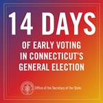 14 Days to Vote Early in General Election - graphic