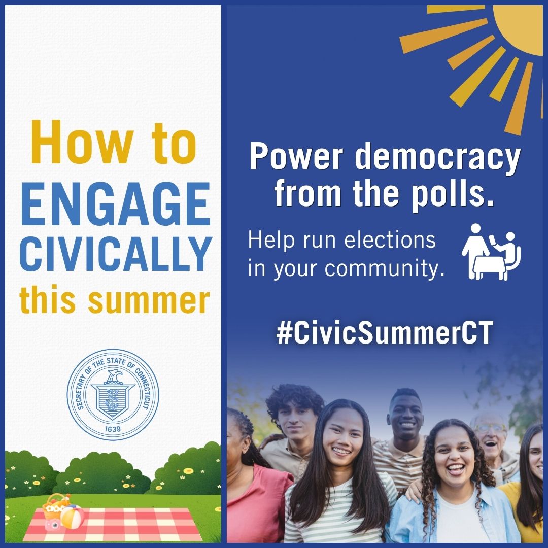 Civic Summer - Poll Worker Graphic
