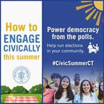 Civic Summer - Poll Worker Graphic