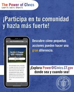 Power of Civics Engagement Spanish graphic