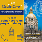 Session Savvy - testify Spanish graphic