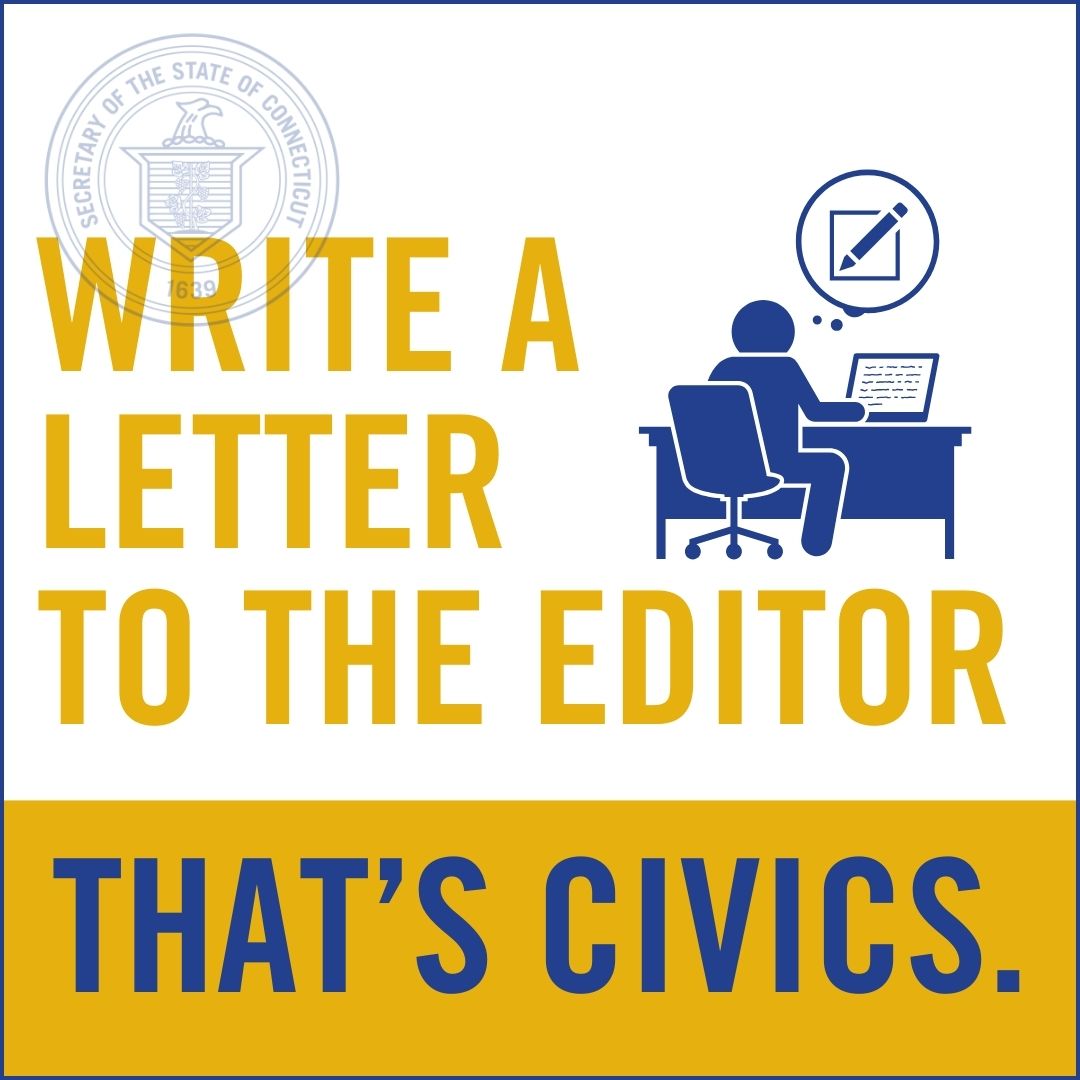 Write Letter to editor graphic