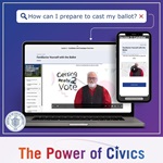 How to cast a ballot - graphic