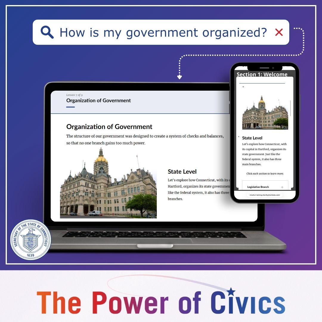 How is my government organized - graphic