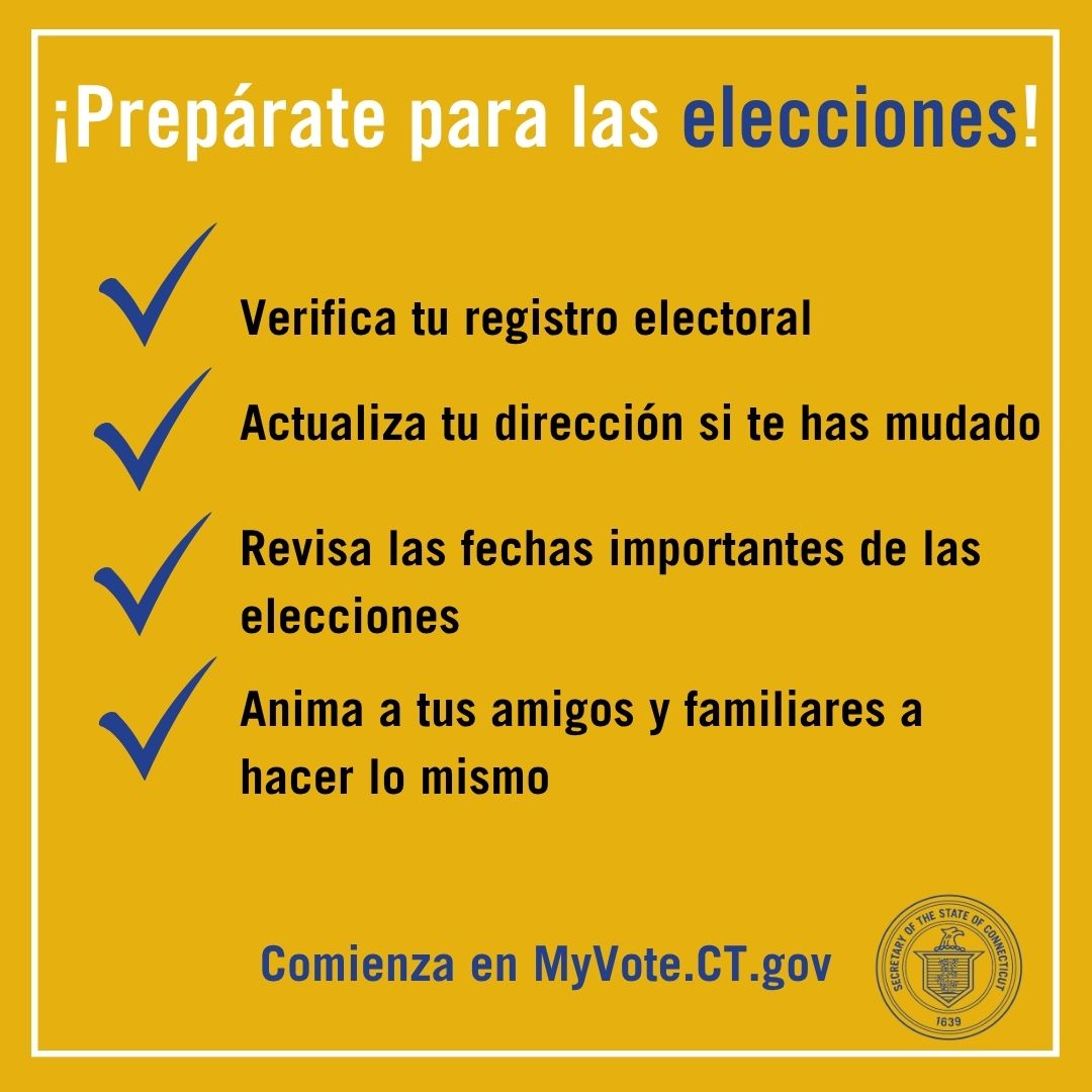 Get election ready - Spanish graphic