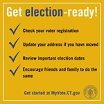 Get election ready - English graphic