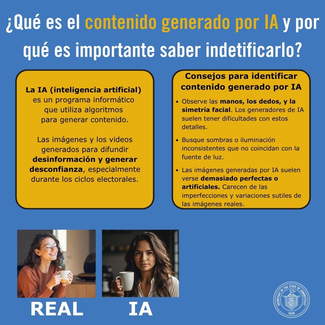 AI content - Spanish graphic