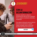 Beware of Misinformation - Spanish graphic