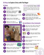 Image of 50 Ways to Explore Civics with Flat Roger page
