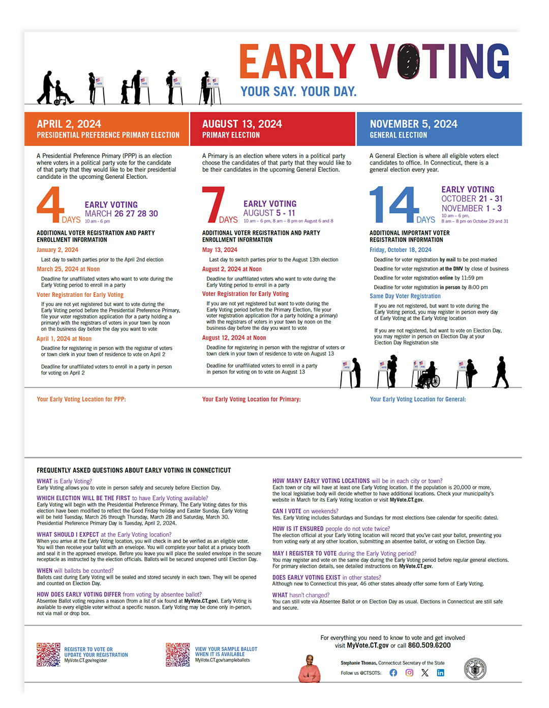 Early Voting English Poster - Thumbnail