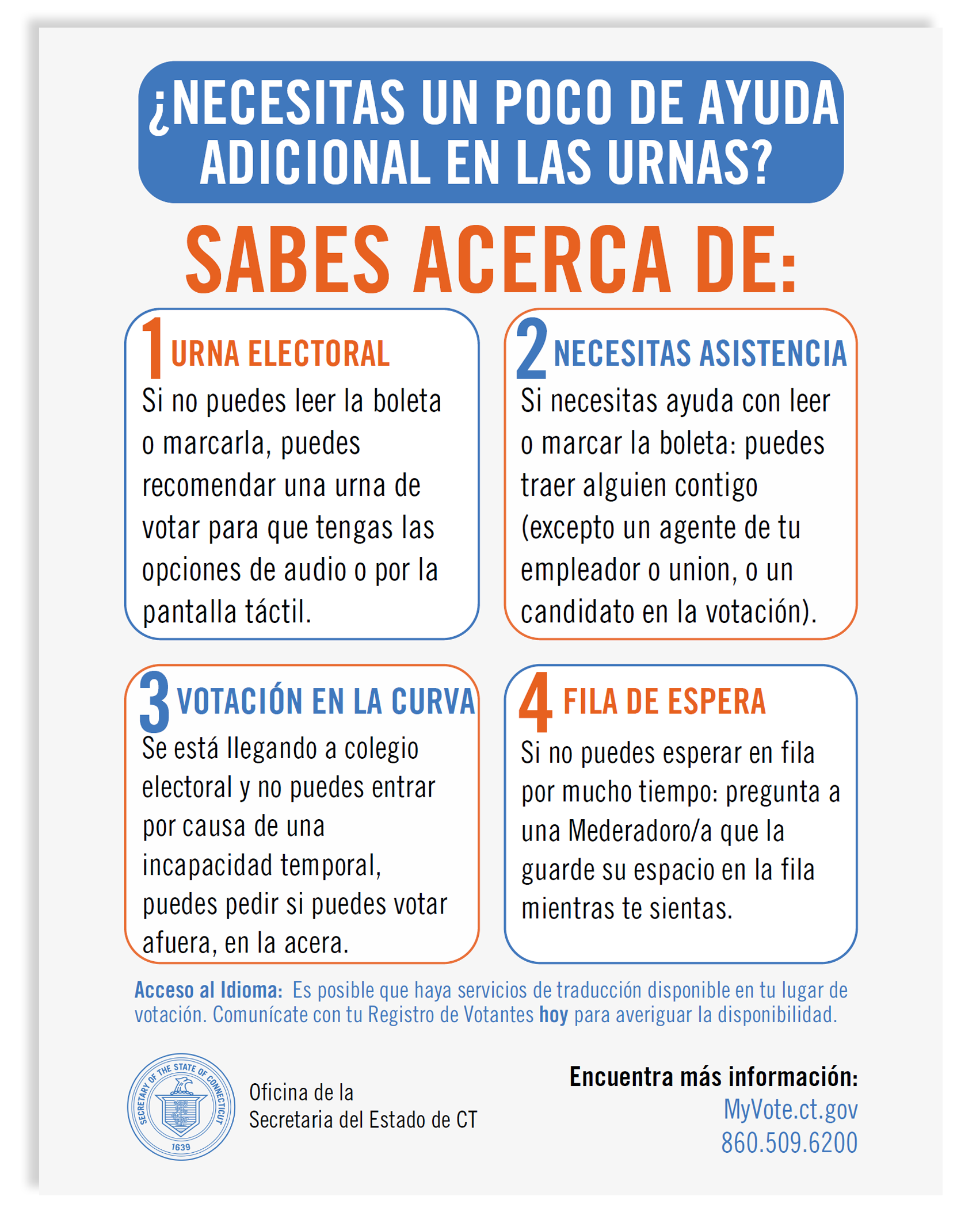 SOTS Civics Education Flyer - Spanish Color Thumbnail