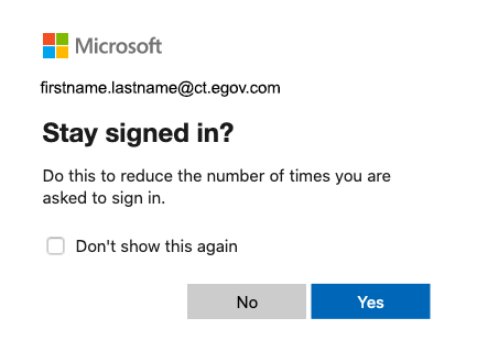 Login Keep Signed In Screen