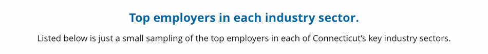 ChooseCT: Work - Key Employers