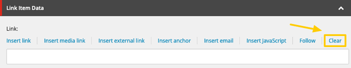 Clear a Link