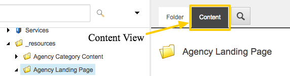 Content Editor - Content View