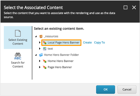 Agency Banner Select Associated Content