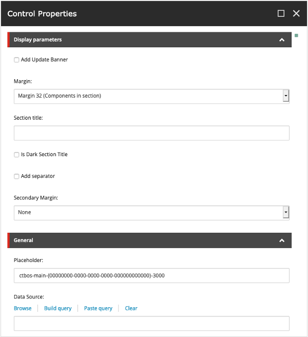 Edit Display Settings