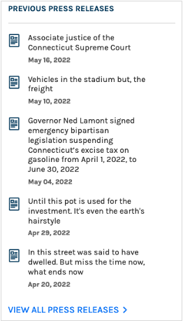 CE - Press Release - List Icon Only