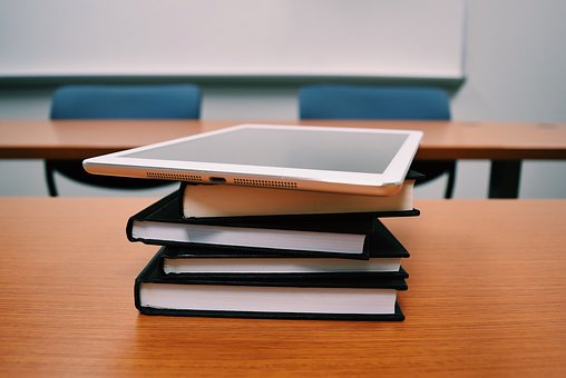Tablet and Books