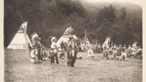 Scaticook Indians on their reservation in Kent CT.