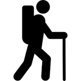 Hiking Icon used to promote a hiking through history event