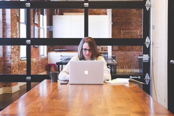 Telework using a laptop