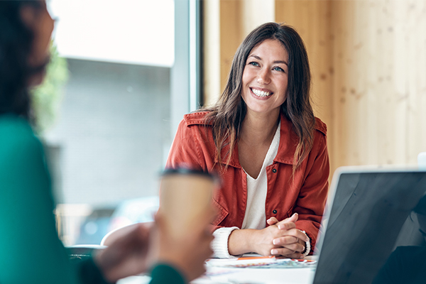 Woman returning to work.