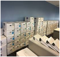 Picture boxes of paper