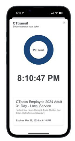 Phone screen Show the Operator