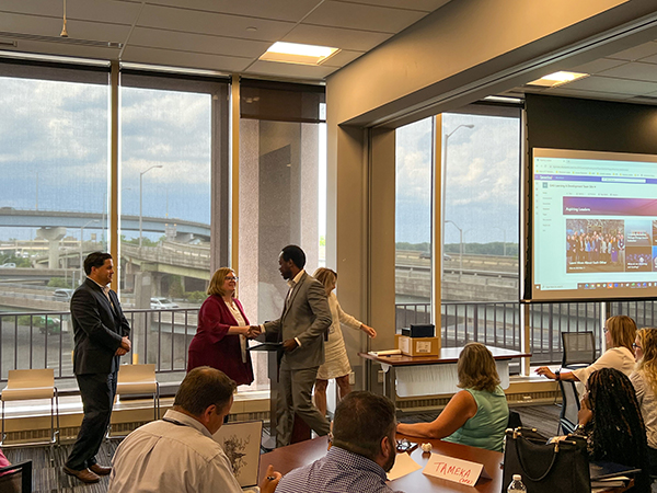 Award Ceremony with DAS Commissioner