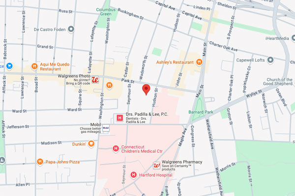 Google map to Connecticut DCF human resources office