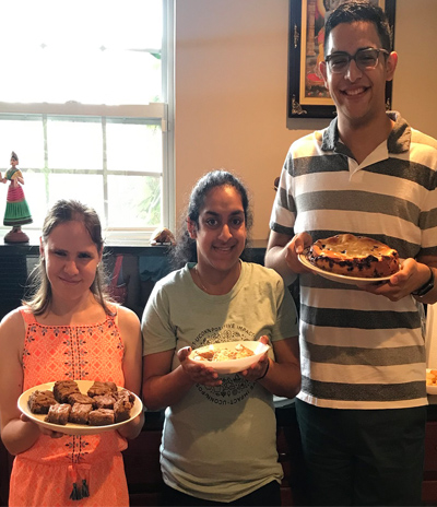 Lera Asprelli, Pooja Neelam and Steven Mazzaco