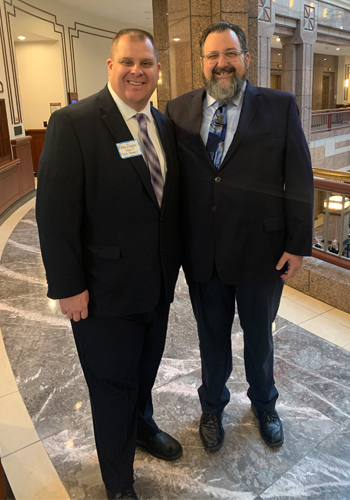 Kevin Zingler and Commissioner Scheff