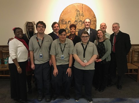 Staff & administrators from United Cerebral Palsy, DDS and Mohegan Sun Group Photo