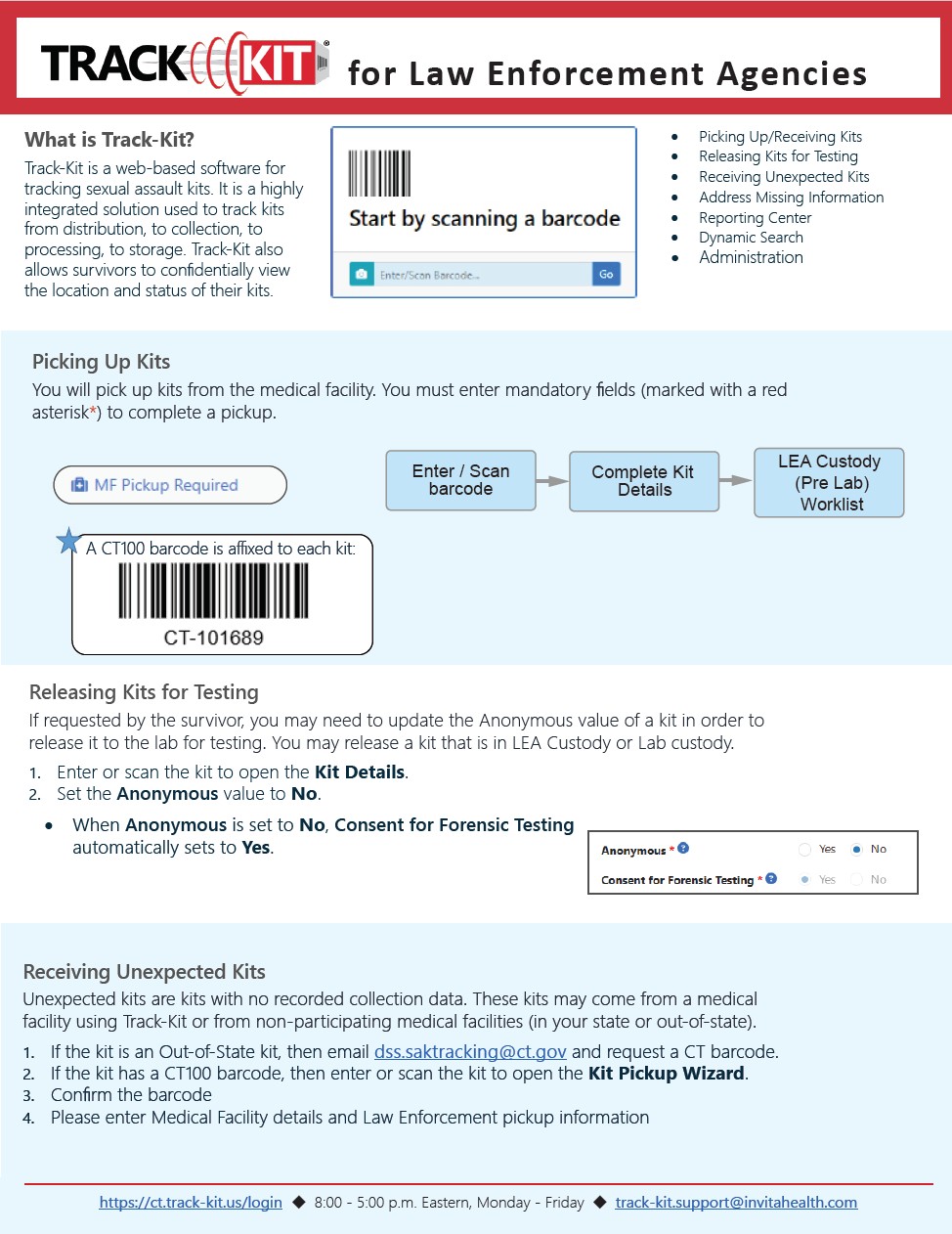 Track Kit Training for Law Enforcement Page 1