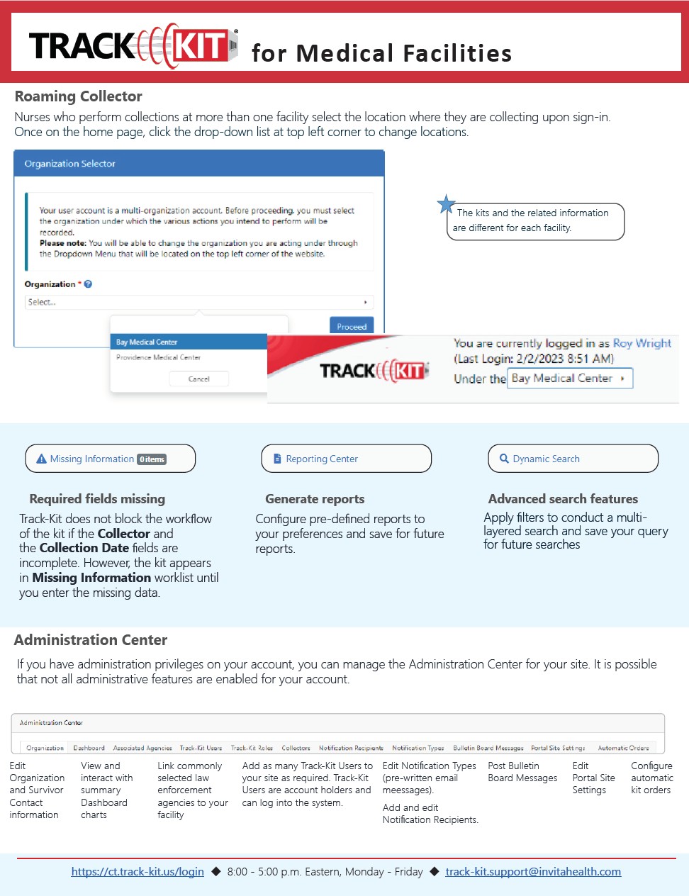 Track Kit Training for Medical Facilities Page 2