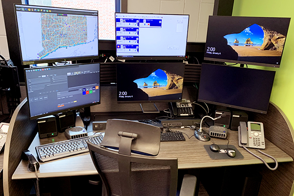 Dispatch console  and work station.